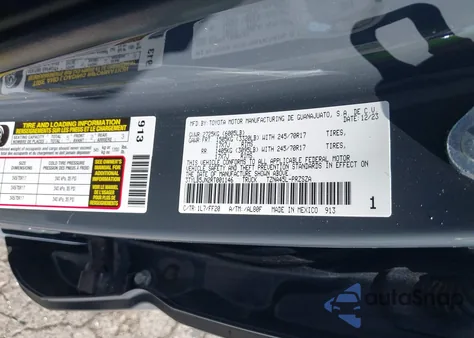 2024 Toyota Tacoma Sr5 из США, поврежденный, VIN 3TYLB5JN2RT001146